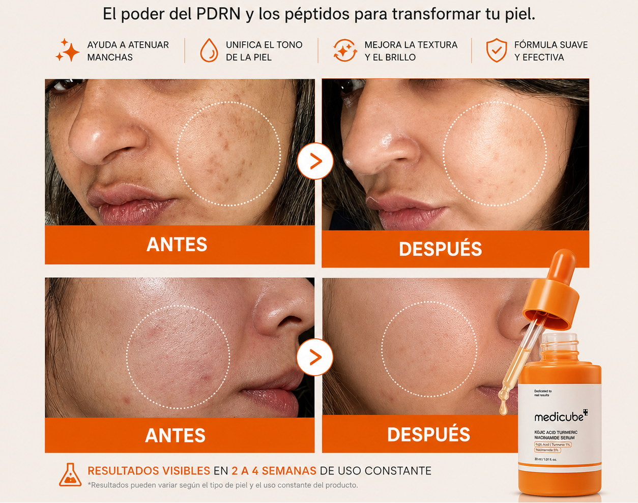 Serum Reparador facial